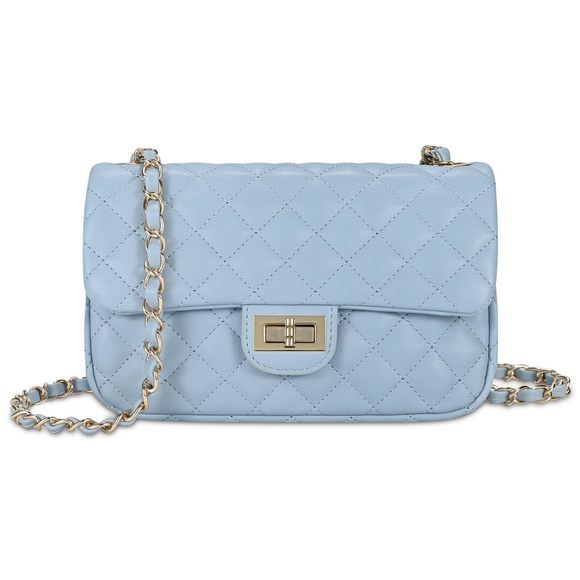 Quilted Crossbody Bags, Small Soft Shoulder Handbags, Ladies Mini V :^) - Picture 1 of 6
